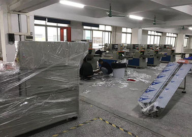 Automatic Cleaning Flow Packaging Machine Towel Clean Sponge Electric Driven