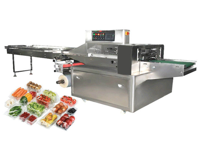 Durable Fruit Vegetable Packing Machine , Food Wrapping Machine High Efficiency